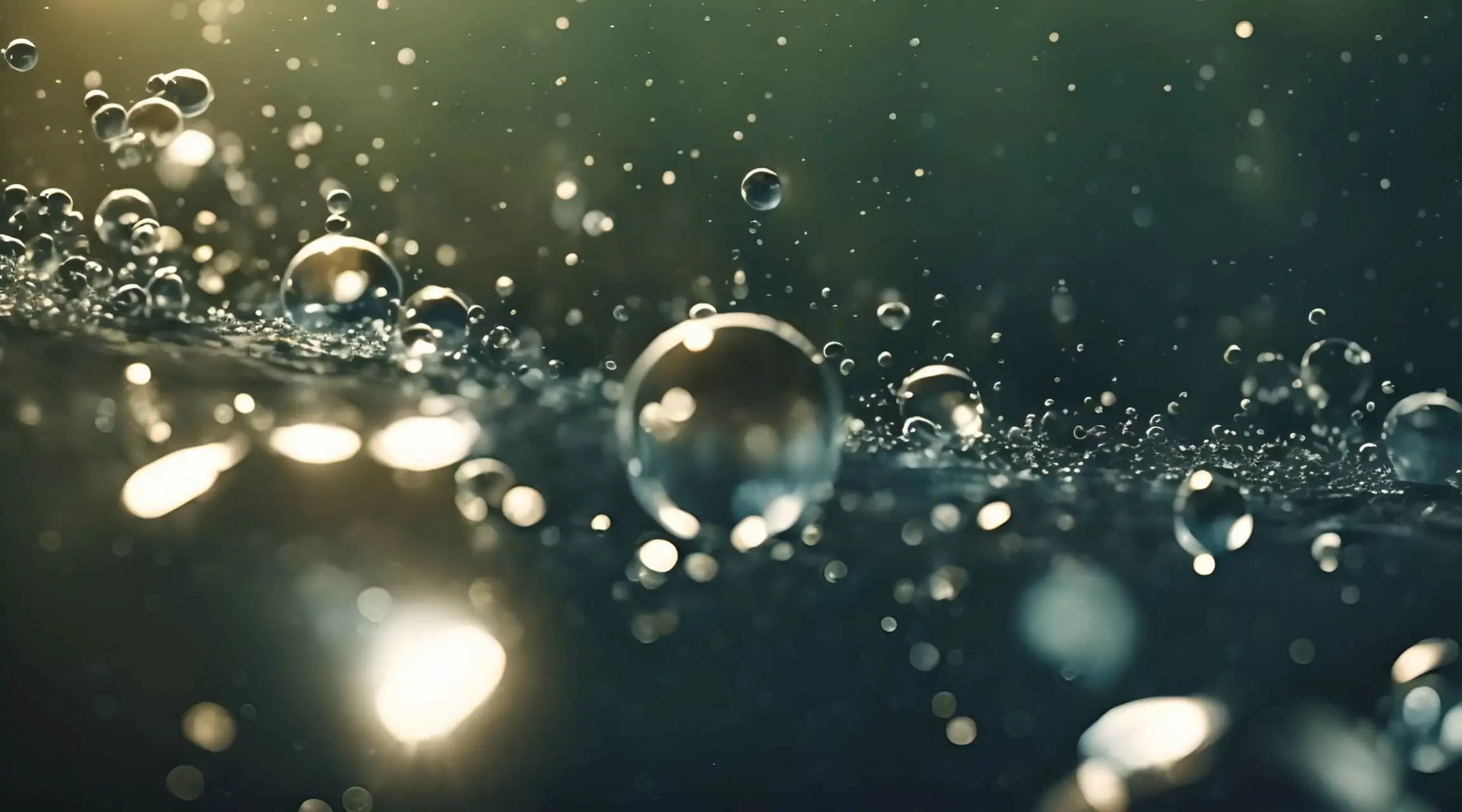 sparkling water droplets Stock Footage